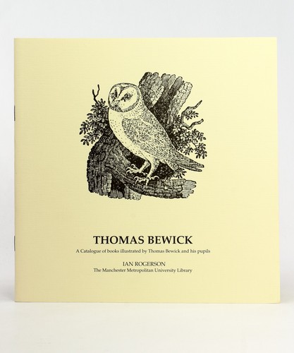 Thomas bewick catalogue of - thomas, a
