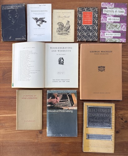 Wood engraving printmaking - engraving, &