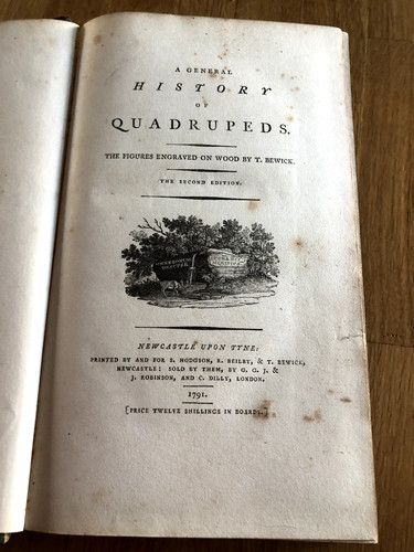 Bewicks history quadrupeds - history,