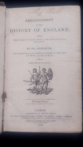 1808 oliver goldsmith - 1808,