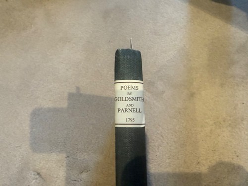 Poems goldsmith and - by, parnell